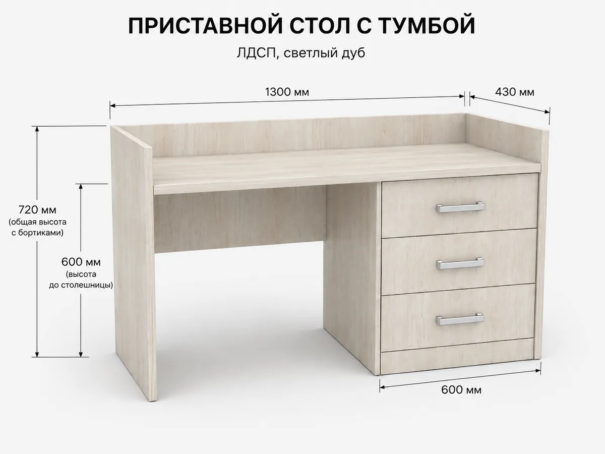 Тумбасы бар қосалқы үстел